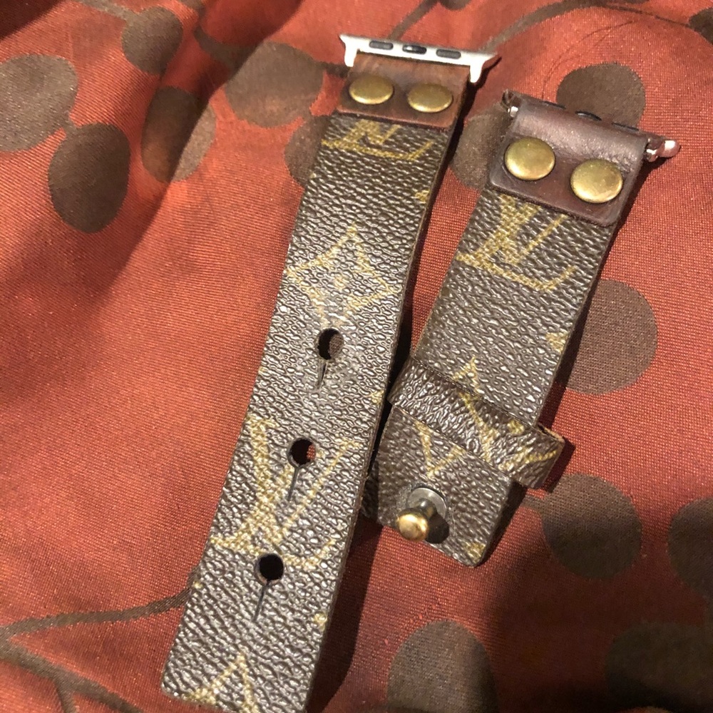 Upcycled Authentic LV watch band